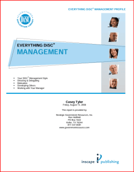 Everything DiSC Management Everything DiSC Management